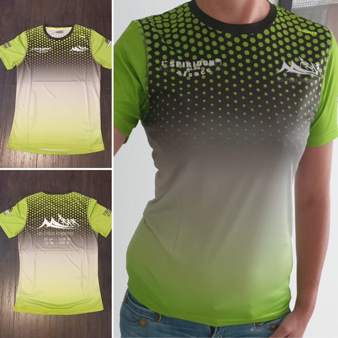 Création d'un tshirt sublimé de trail
