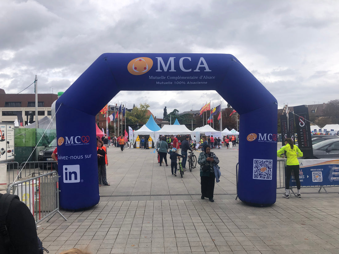 Une arche gonfable pour la MCA