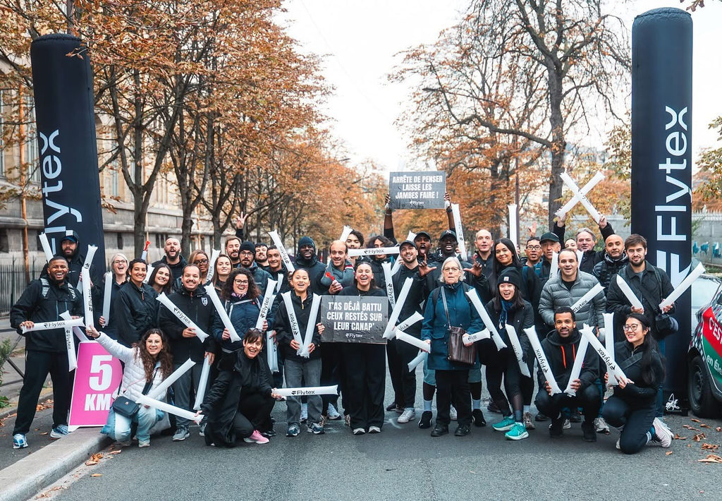 Totems pour le 10k de Paris 15