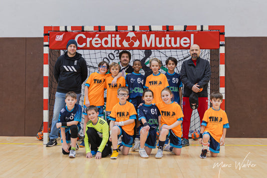 Maillots de handball pour joueurs et bénévoles