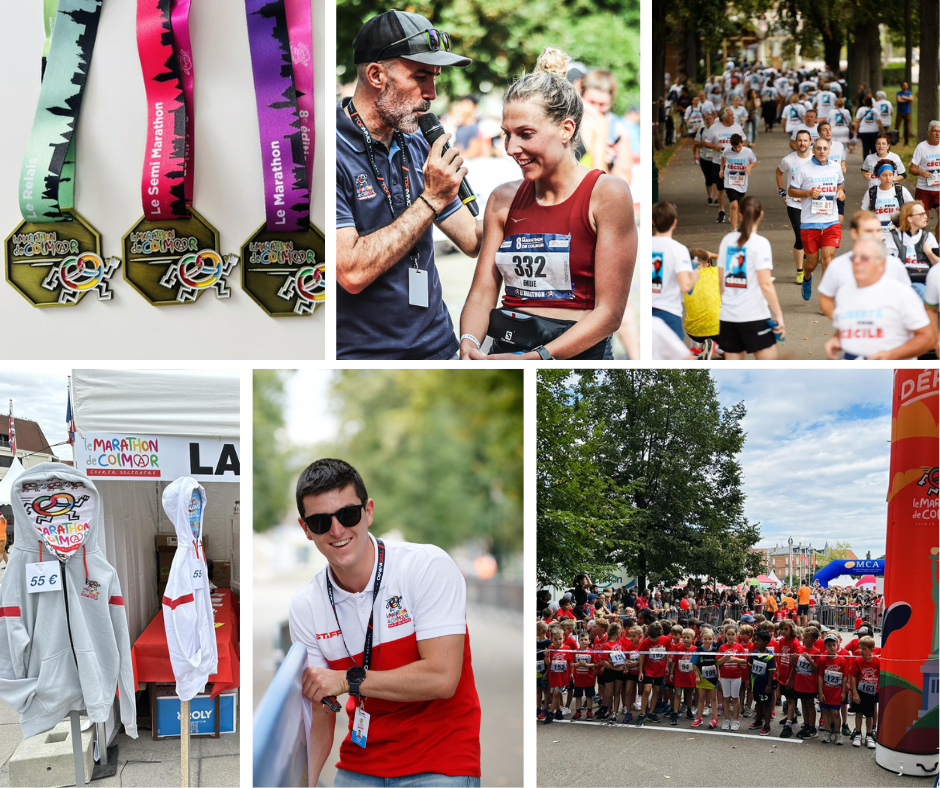 Médailles et maillots sur le Marathon de Colmar