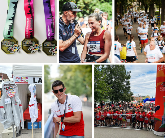 Médailles et maillots sur le Marathon de Colmar