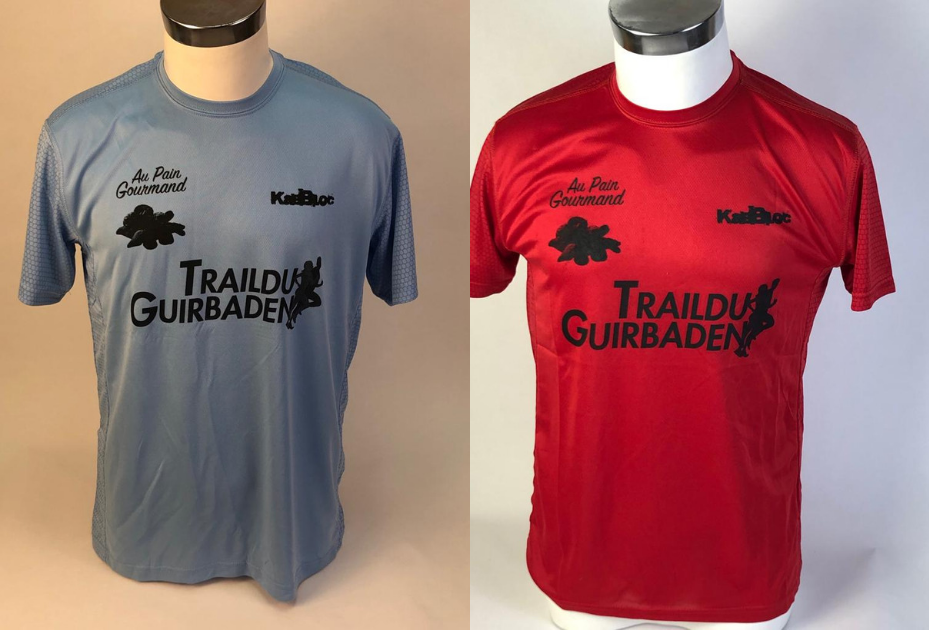 Maillots Staff et finishers sur le Trail du Guirbaden