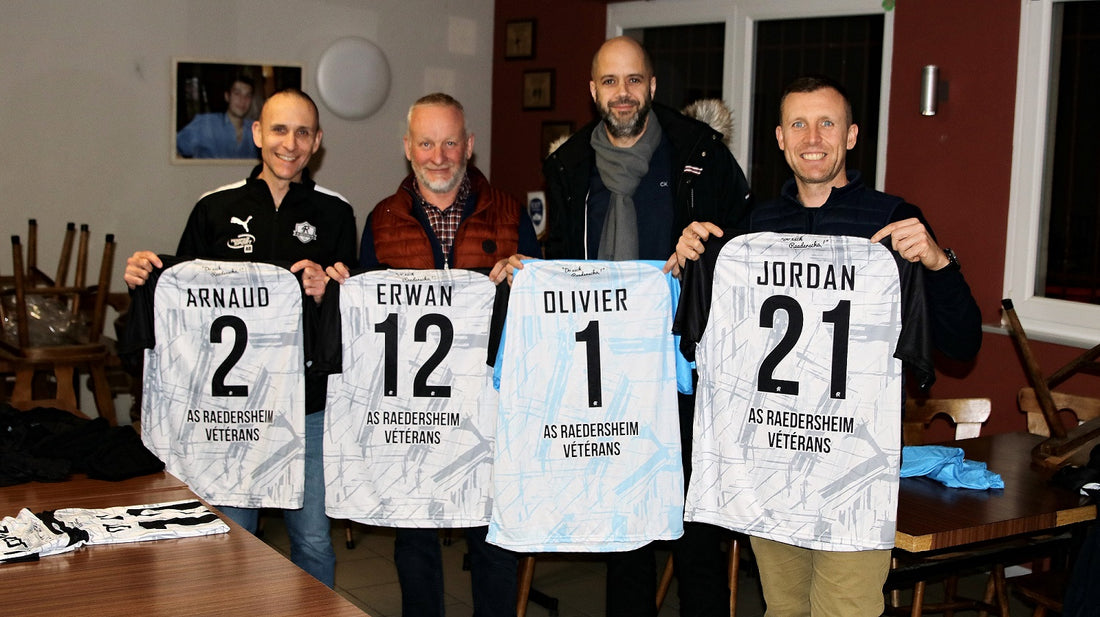 Maillots de football pour l'AS Raedersheim