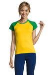 T-Shirt Bicolore Femme